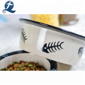 Customized Decal Printing Pet Products Feeder Ceramic Dog Bowls